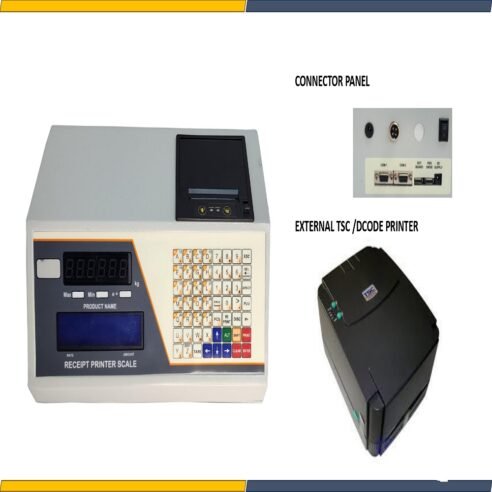 Industrial Platform Weighing Scale with Barcode Label Printer - Image 2