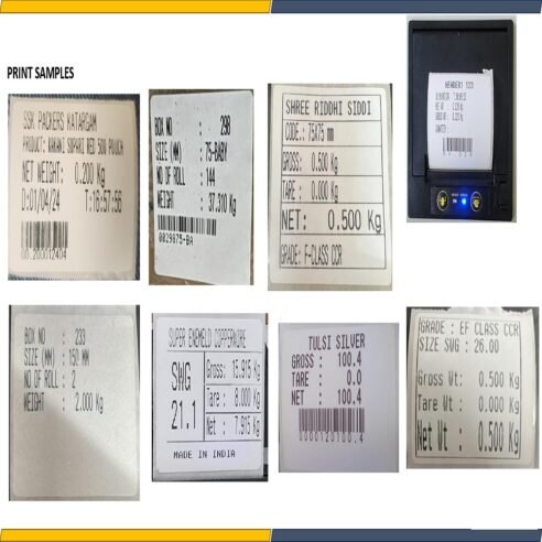 Platform Weighing Scale With Inbuilt Lable Printer With Data Storage - Image 4