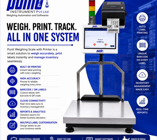 weighing scale with printer