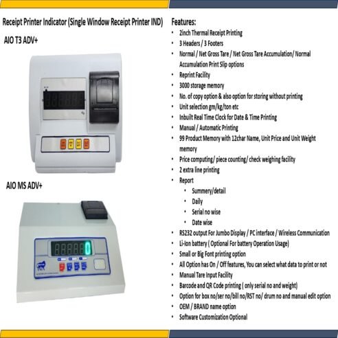 Receipt Printing Platform Weighing Scale - Image 8