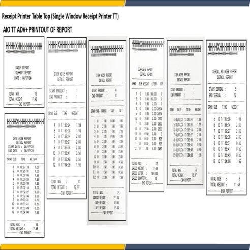 Receipt Printing Platform Weighing Scale - Image 9