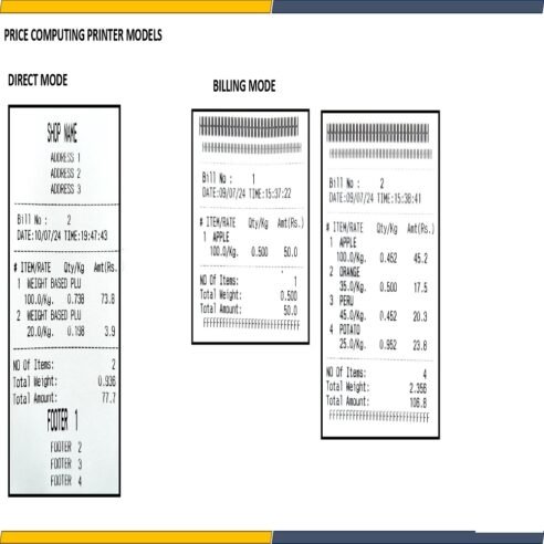 Price Computing Weighing Scale With Receipt Printer - Image 4