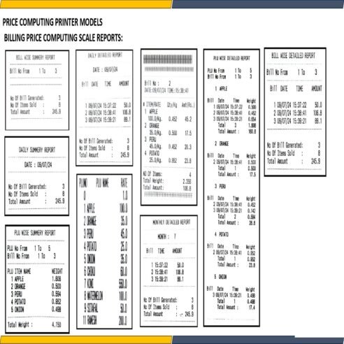 Price Computing Weighing Scale With Receipt Printer - Image 5