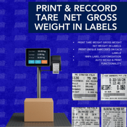 Weighing Scale With Printer ( Touchscreen )-  Print Customised Label From Scale With Weight  , Bardcode & Manage Inventory Stock & Erp Development ( Cloud Based )