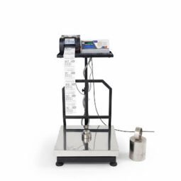 Industrial Platform Weighing Scale with Barcode Label Printer