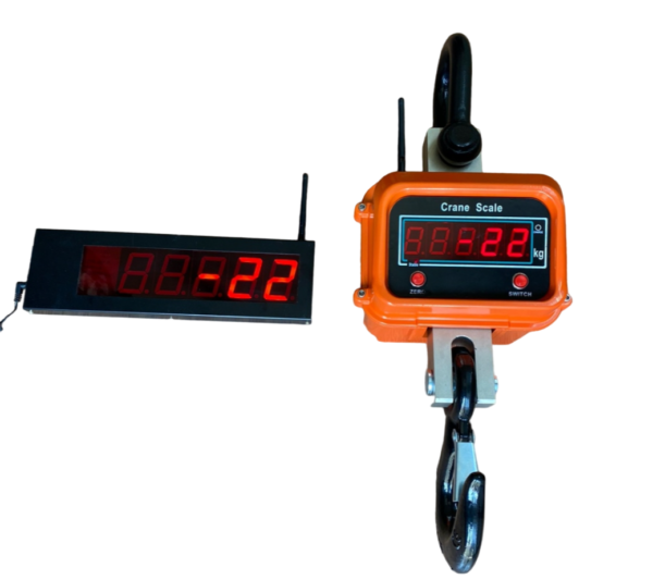 wireless crane scale display
