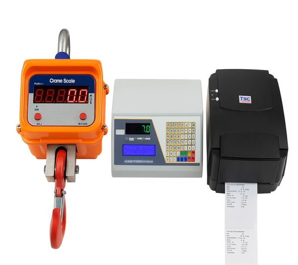 crane scale with printer