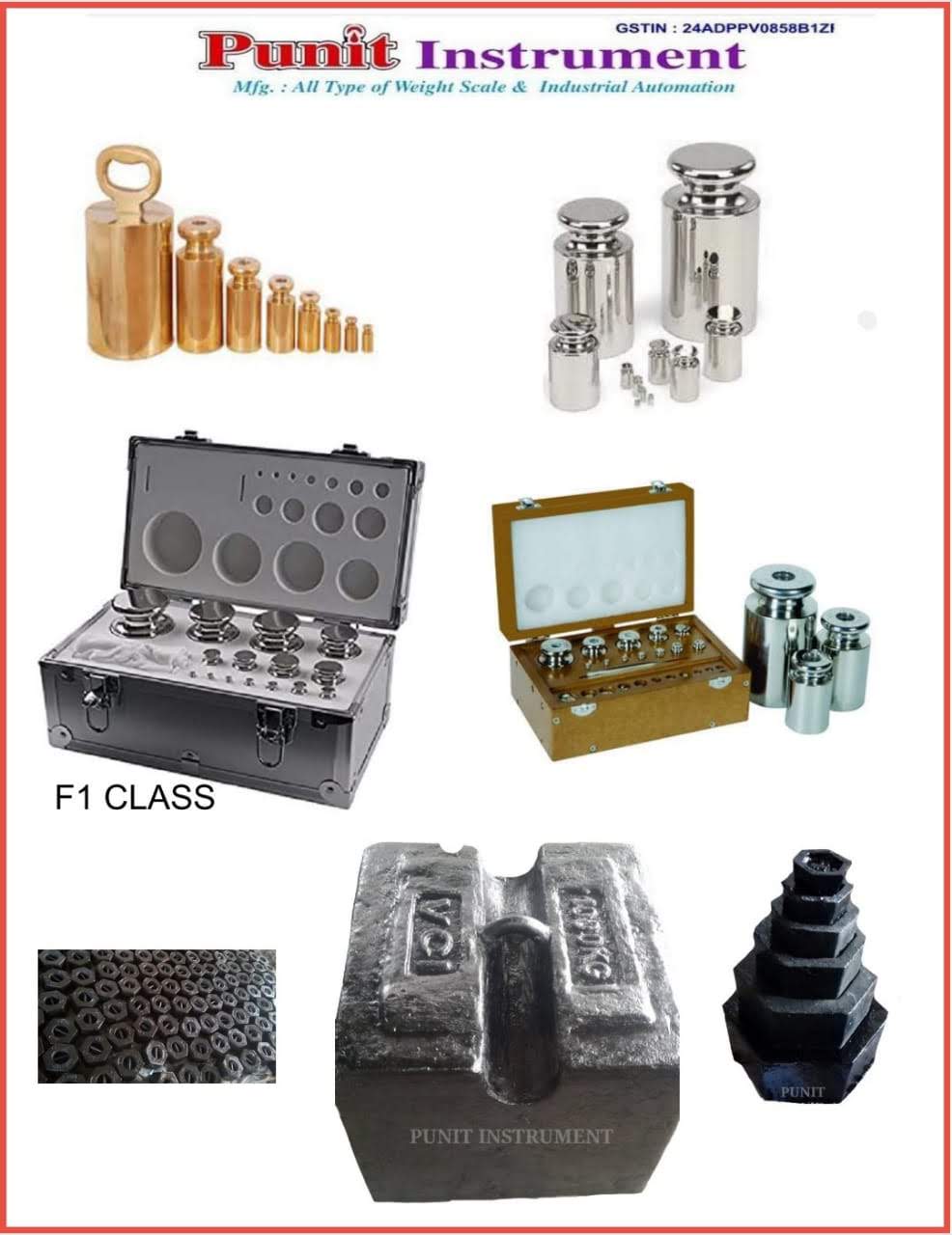 Porduct Category CALIBRATION WEIGHT