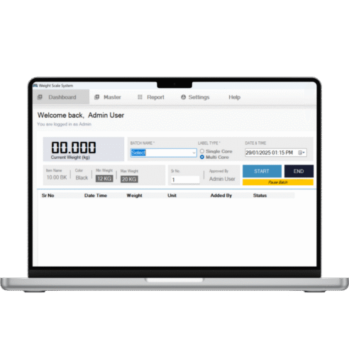 online customized weighing software, cloud weighing software, tailored weighing solutions, custom scale software, web-based weighing system