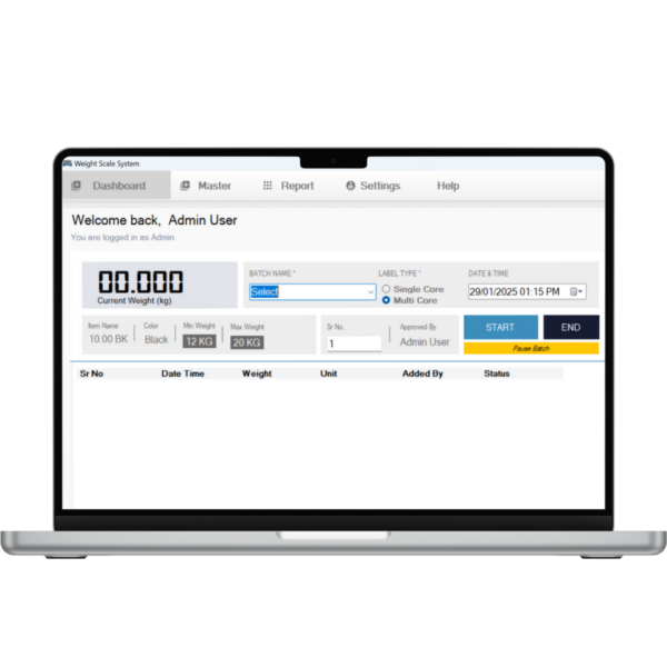 online customized weighing software, cloud weighing software, tailored weighing solutions, custom scale software, web-based weighing system
