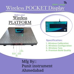 WIRELESS PLATFORM WEIGHING SCALE