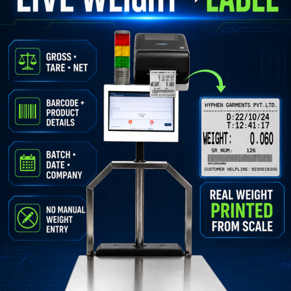 Weighing Scale With Printer & packing list
